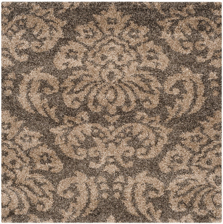 Safavieh Shag Sg460 Smoke/Beige Rug.