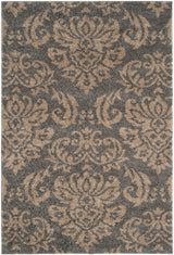 Safavieh Shag Sg460 Grey/Beige Rug.