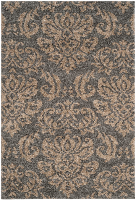 Safavieh Shag Sg460 Grey/Beige Rug.