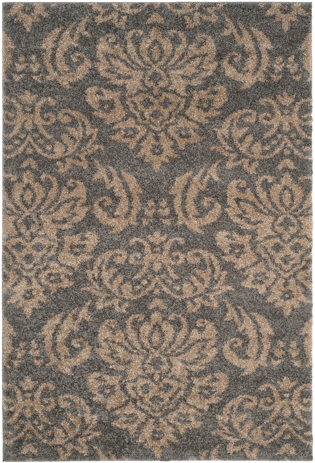 Safavieh Shag Sg460 Grey/Beige Rug.
