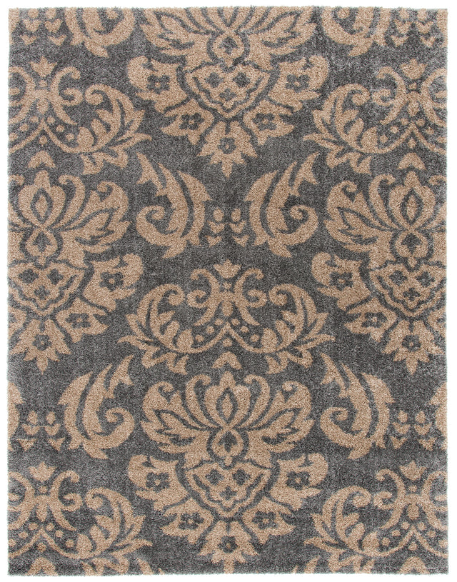 Safavieh Shag Sg460 Grey/Beige Rug.
