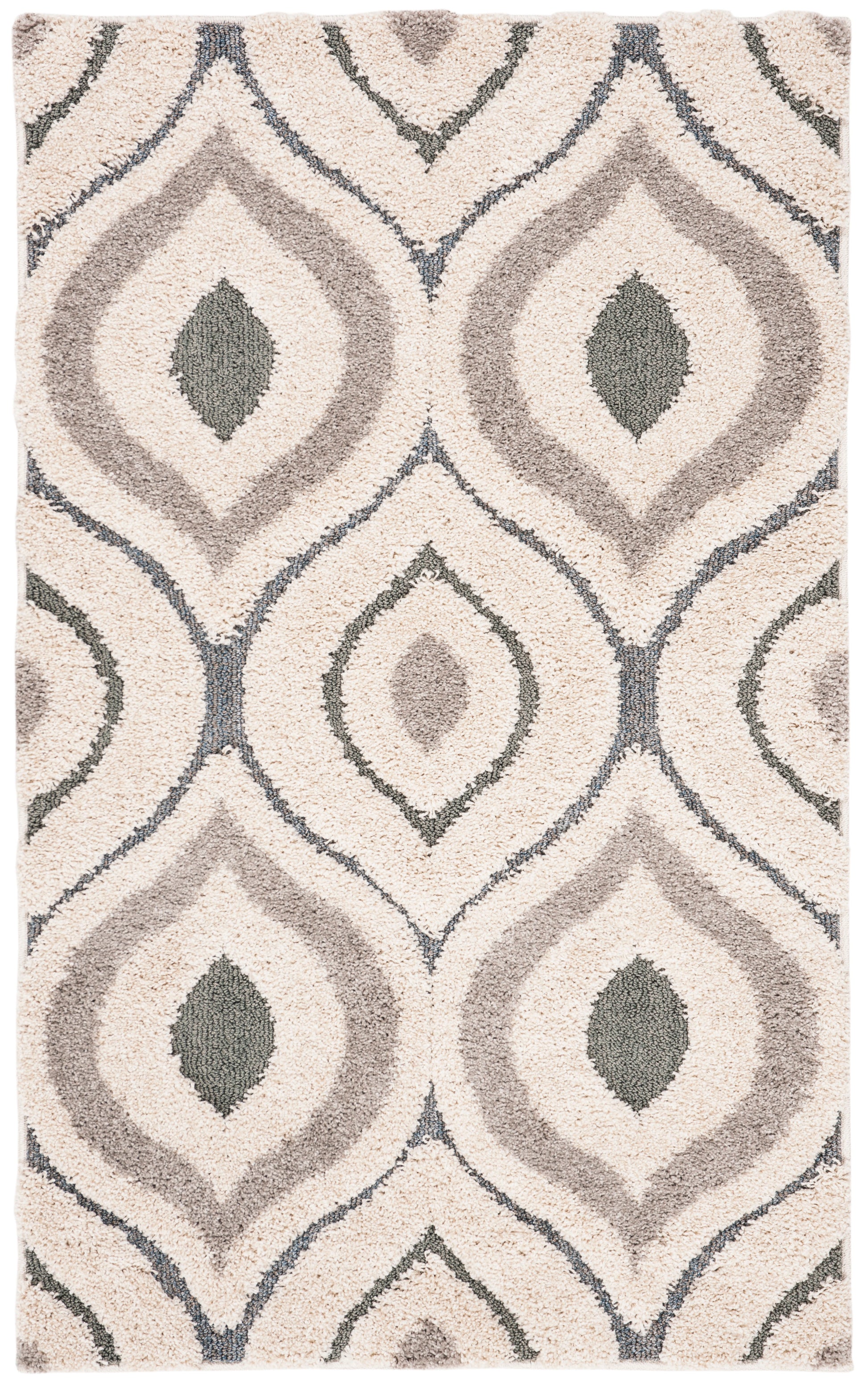 Safavieh Shag Sg461 Cream/Light Blue Area Rug