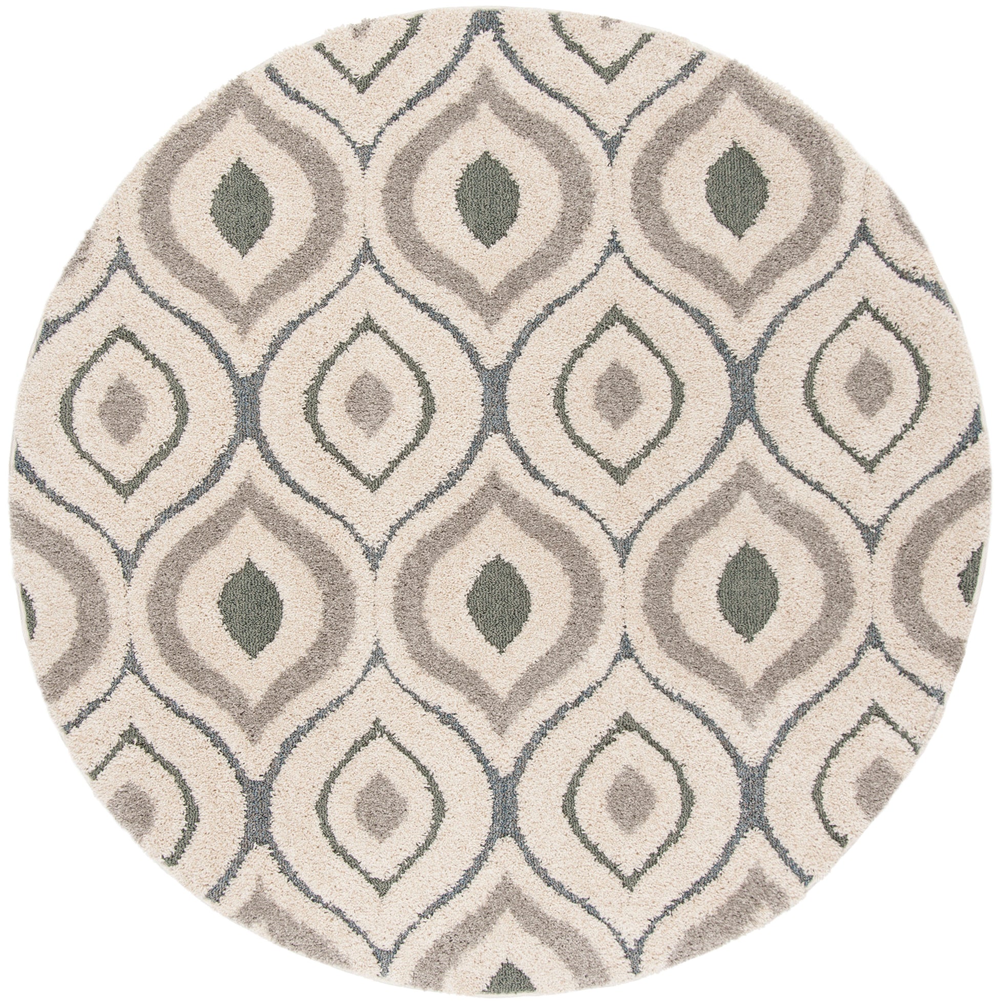 Safavieh Shag Sg461 Cream/Light Blue Area Rug