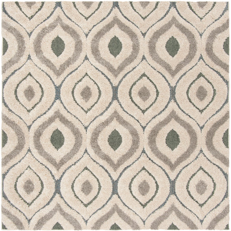 Safavieh Shag Sg461 Cream/Light Blue Rug.