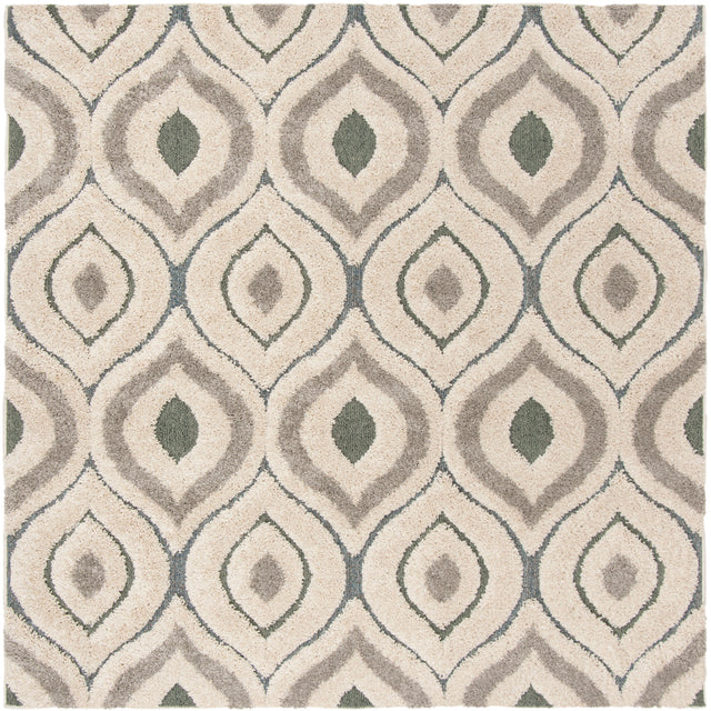 Safavieh Shag Sg461 Cream/Light Blue Rug.