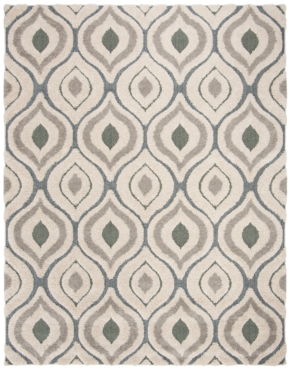 Safavieh Shag Sg461 Cream/Light Blue Rug.