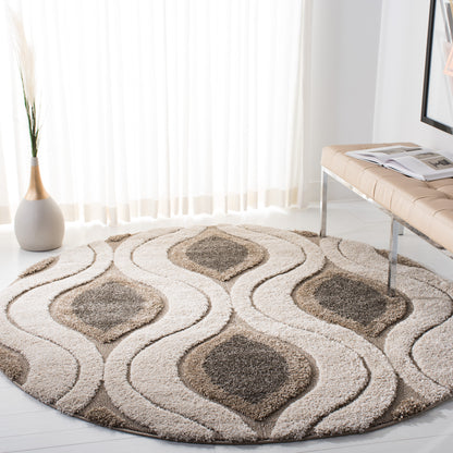 Safavieh Shag Sg461 Cream/Smoke Area Rug