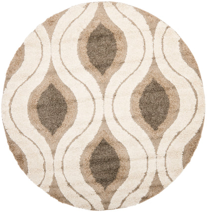 Safavieh Shag Sg461 Cream/Smoke Area Rug