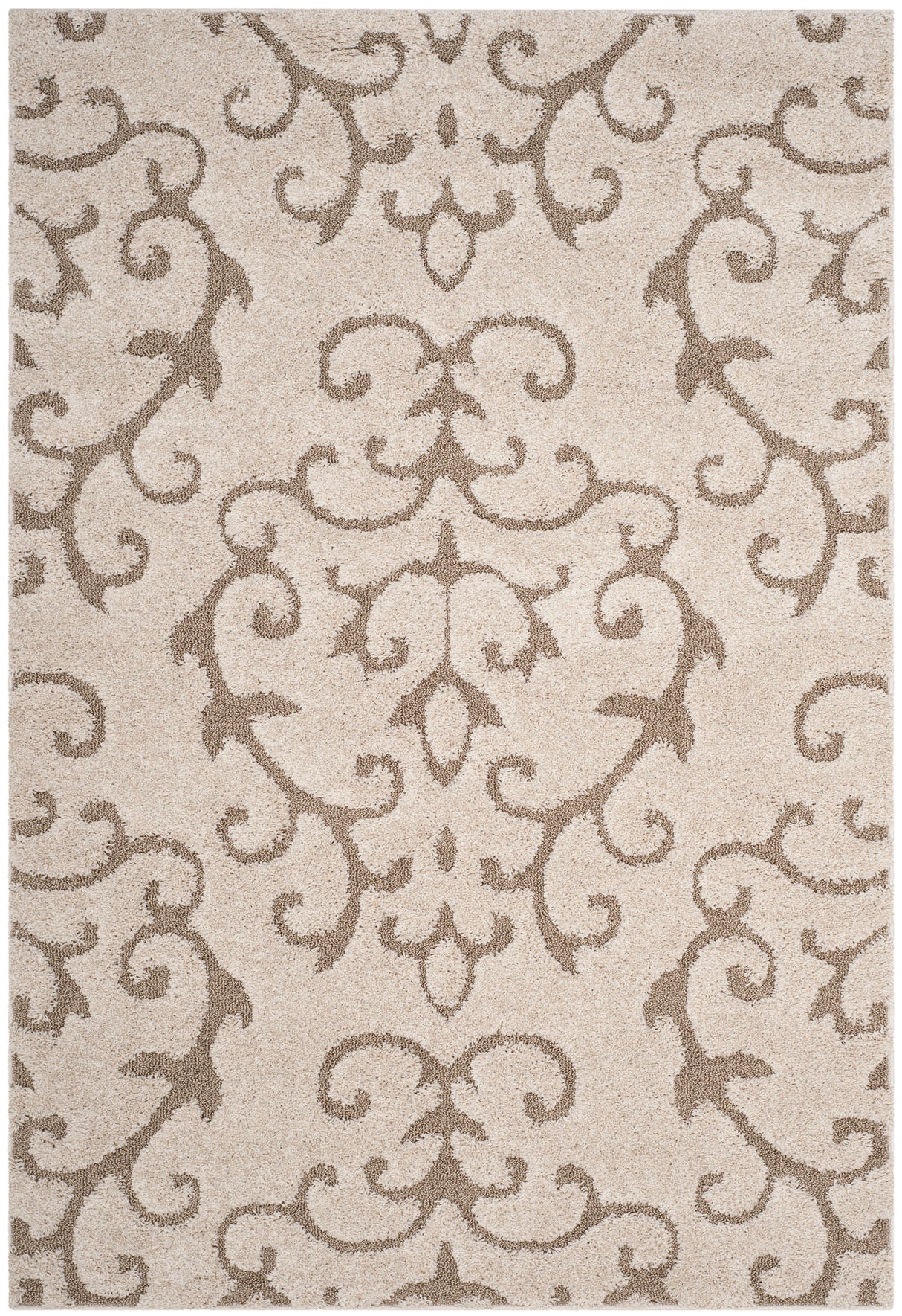 Safavieh Shag Sg470 Cream/Beige Rug.