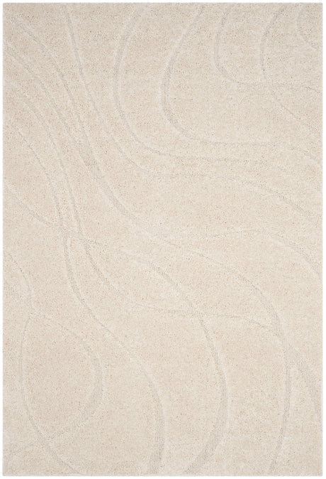 Safavieh Shag Sg471 Creme/Creme Rug.