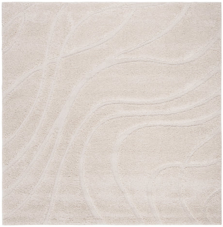 Safavieh Shag Sg471 Creme/Creme Rug.