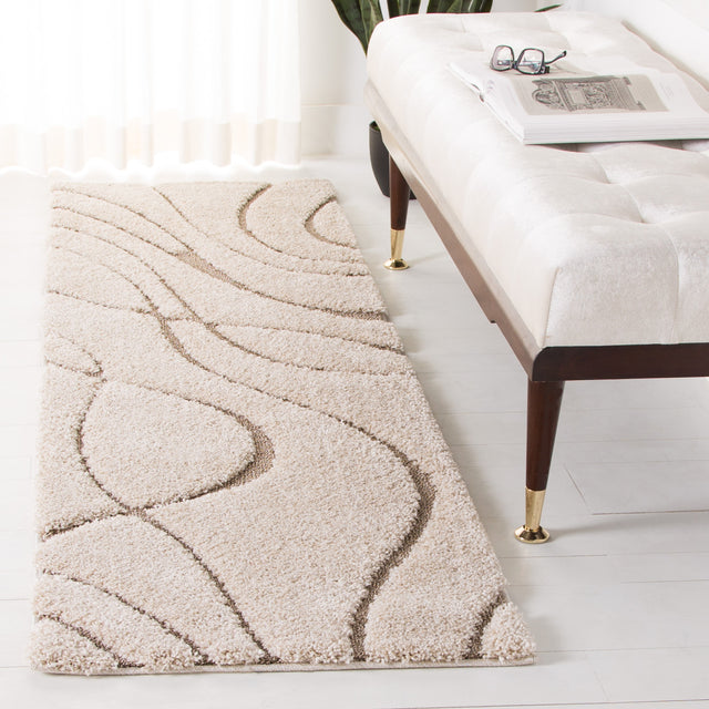 Safavieh Shag Sg471 Cream/Beige Rug.