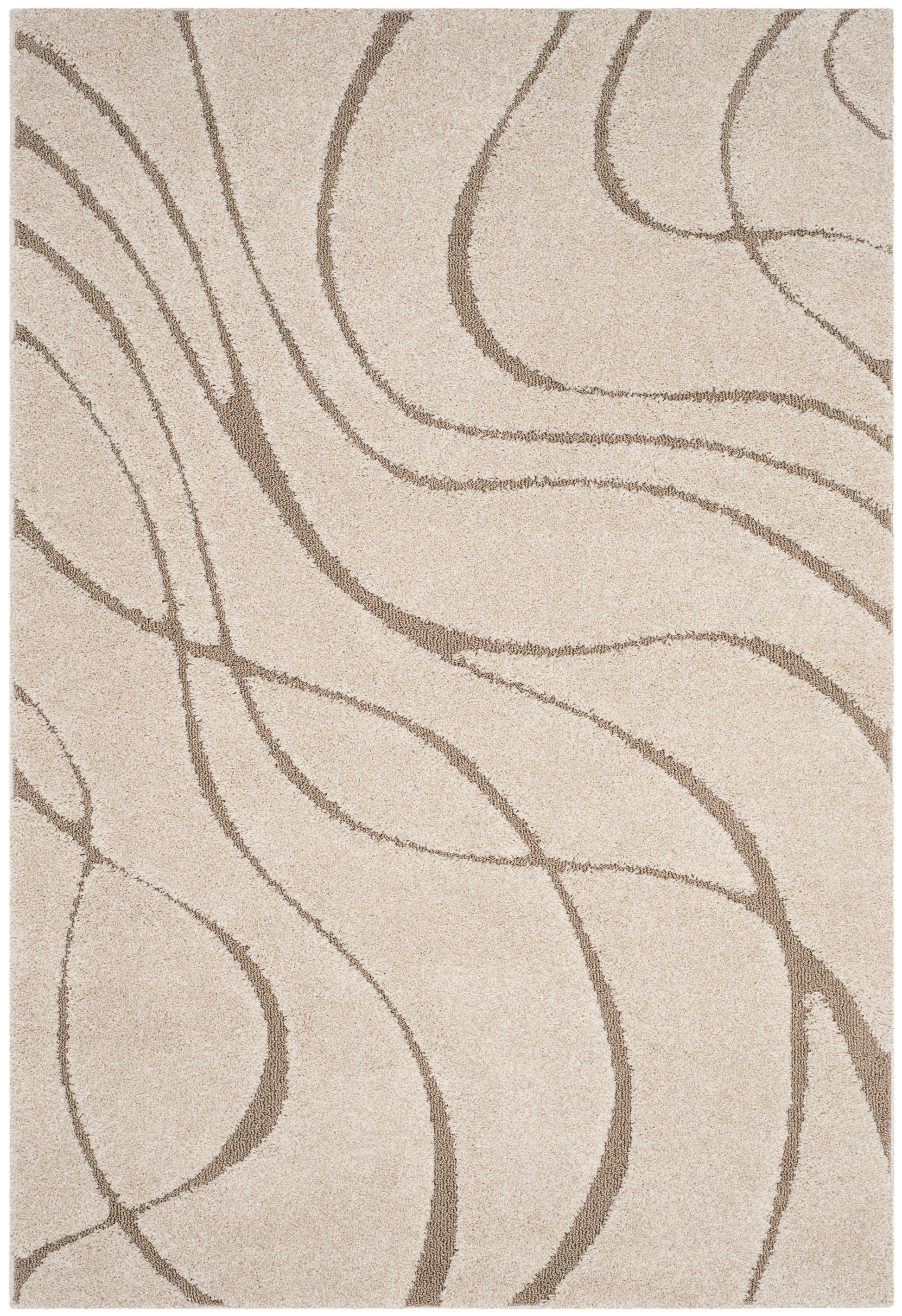 Safavieh Shag Sg471 Cream/Beige Area Rug