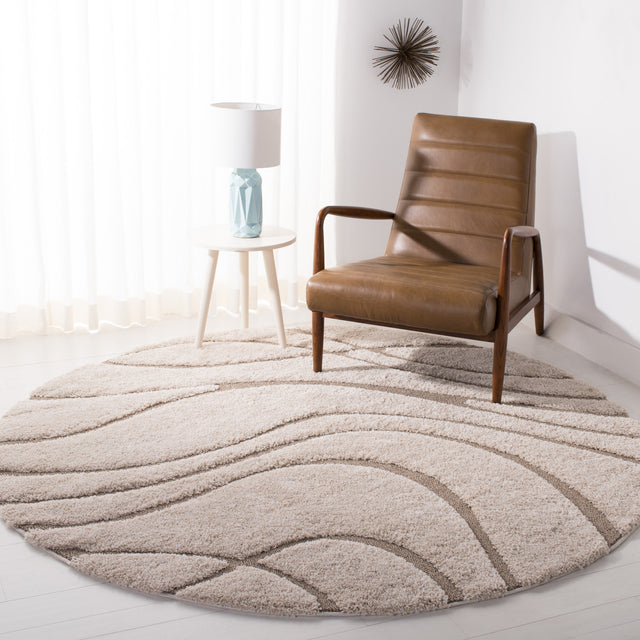 Safavieh Shag Sg471 Cream/Beige Rug.