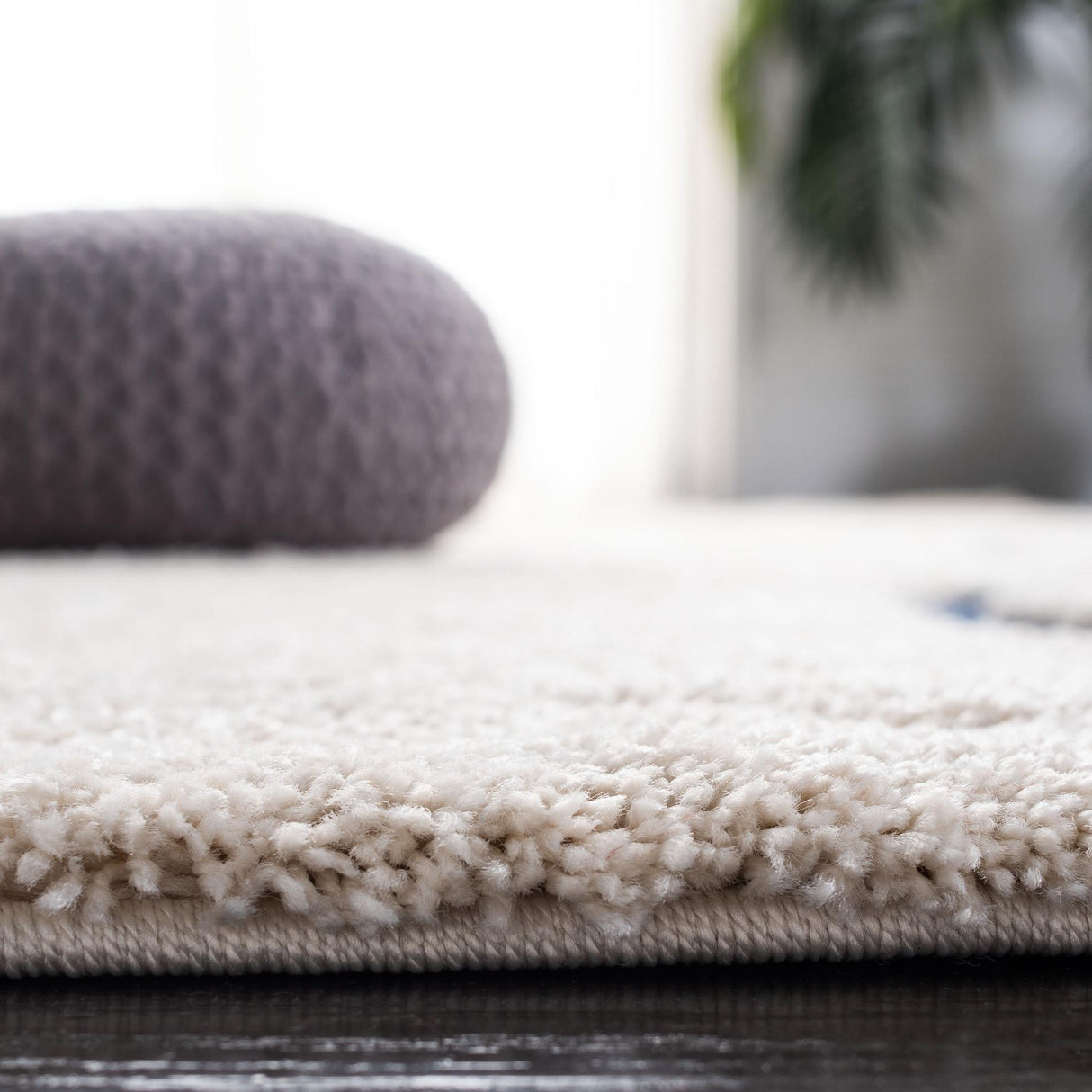 Safavieh Shag Sg471 Cream/Blue Rug.