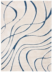 Safavieh Shag Sg471 Cream/Blue Area Rug