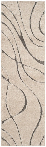 Safavieh Shag Sg471 Cream/Grey Rug.