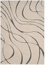 Safavieh Shag Sg471 Cream/Grey Rug.