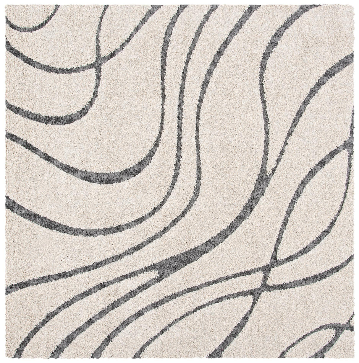 Safavieh Shag Sg471 Cream/Grey Rug.