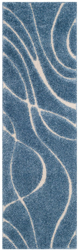 Safavieh Shag Sg471 Light Blue/Cream Rug.
