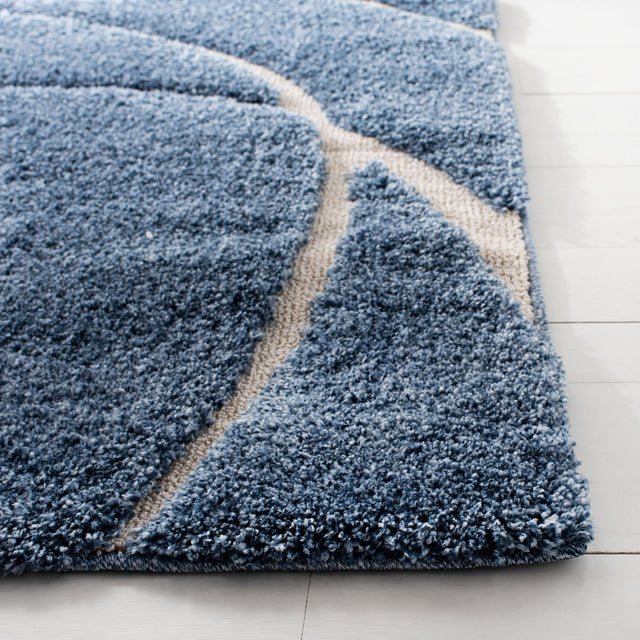 Safavieh Shag Sg471 Light Blue/Cream Rug.