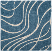 Safavieh Shag Sg471 Light Blue/Cream Area Rug