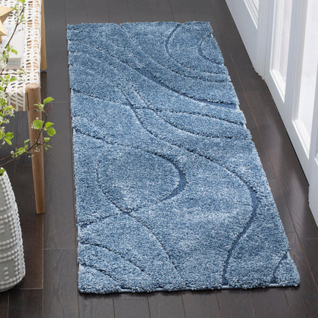Safavieh Shag Sg471 Light Blue/Blue Rug.