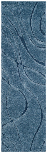 Safavieh Shag Sg471 Light Blue/Blue Rug.