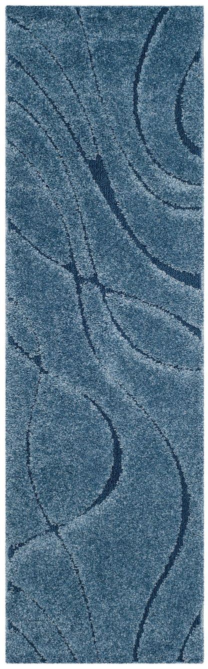 Safavieh Shag Sg471 Light Blue/Blue Area Rug