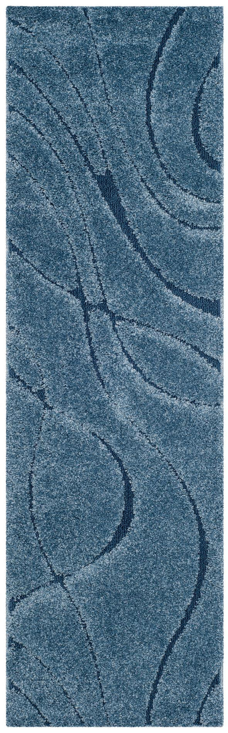 Safavieh Shag Sg471 Light Blue/Blue Rug.