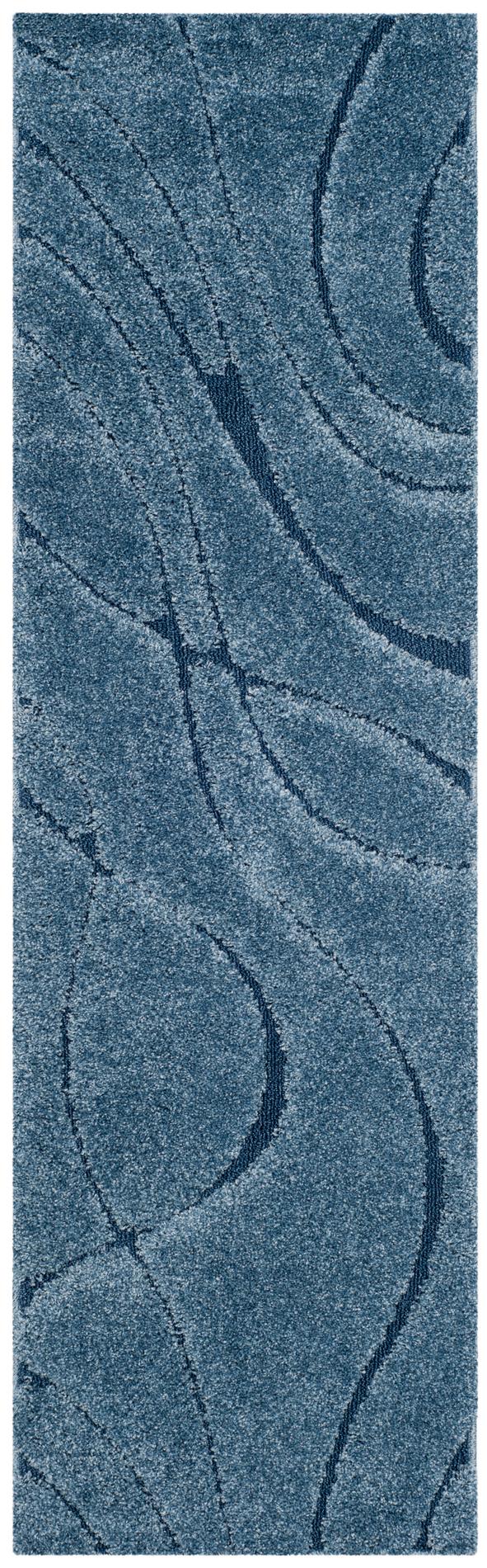 Safavieh Shag Sg471 Light Blue/Blue Rug.