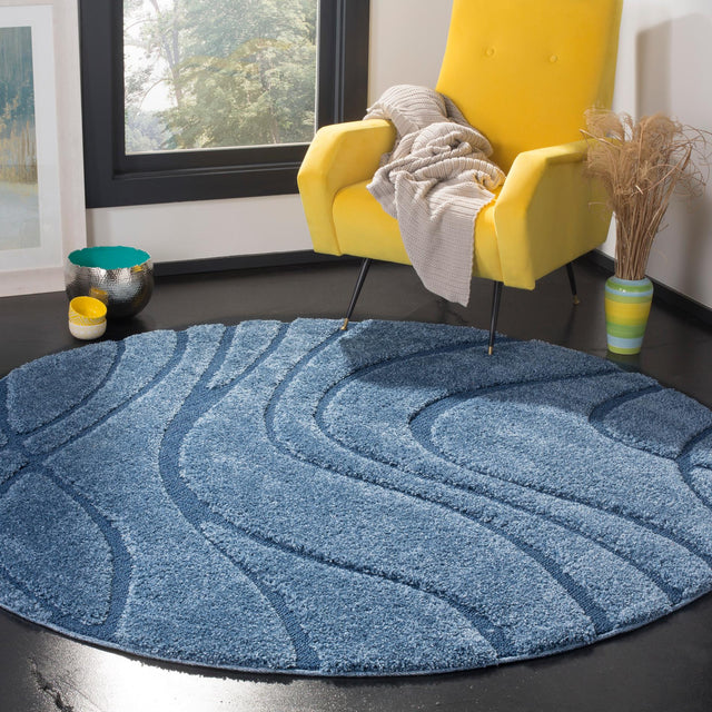 Safavieh Shag Sg471 Light Blue/Blue Rug.