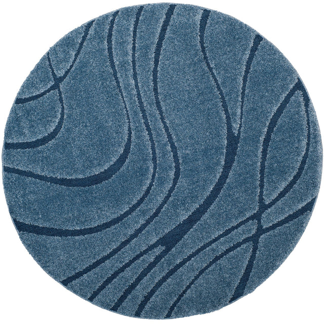 Safavieh Shag Sg471 Light Blue/Blue Rug.
