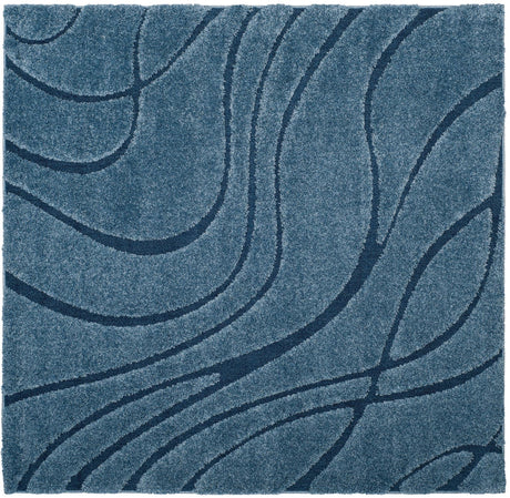Safavieh Shag Sg471 Light Blue/Blue Rug.