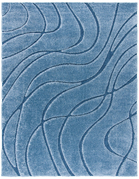 Safavieh Shag Sg471 Light Blue/Blue Rug.