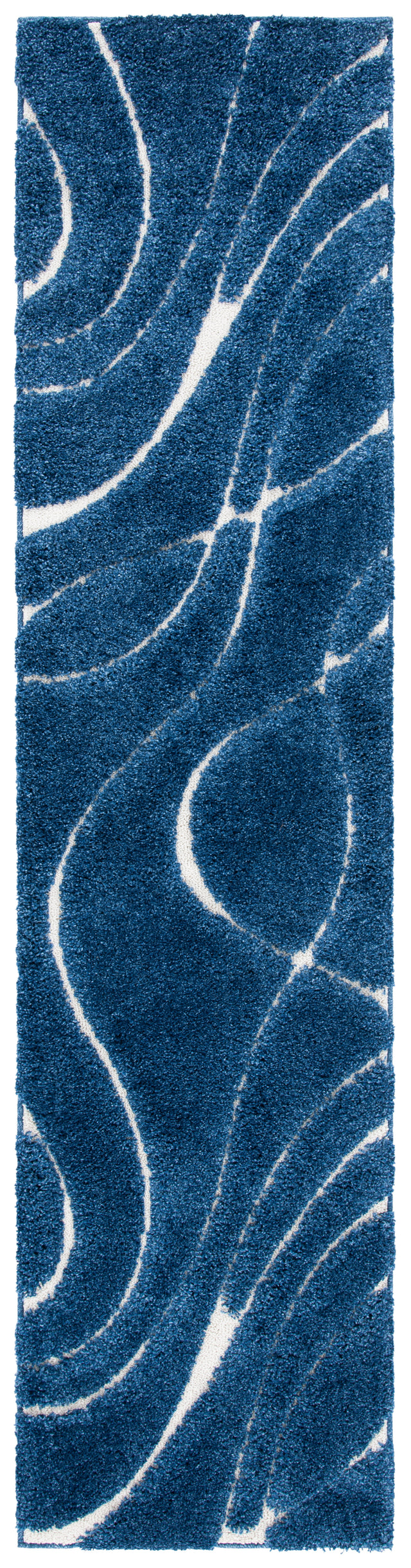Safavieh Shag Sg471 Navy/Ivory Rug.