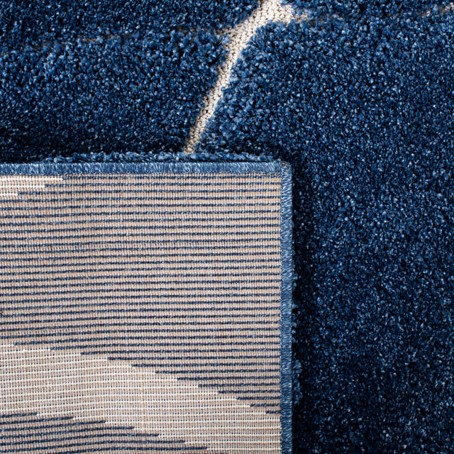 Safavieh Shag Sg471 Navy/Ivory Rug.