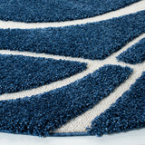 Safavieh Shag Sg471 Navy/Ivory Rug.