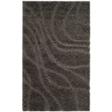 Safavieh Shag Sg471 Grey/Grey Rug.