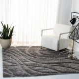 Safavieh Shag Sg471 Grey/Grey Rug.