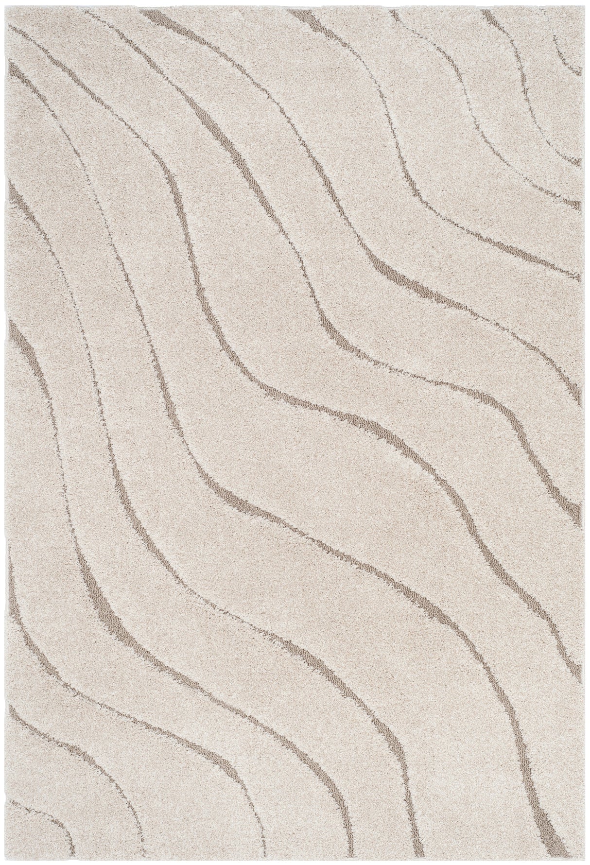 Safavieh Shag Sg472 Cream/Beige Rug.