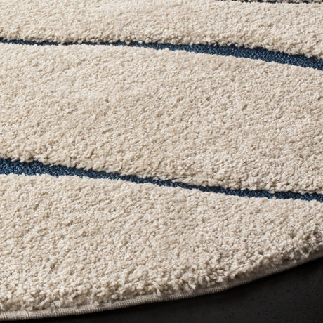 Safavieh Shag Sg472 Cream/Blue Rug.