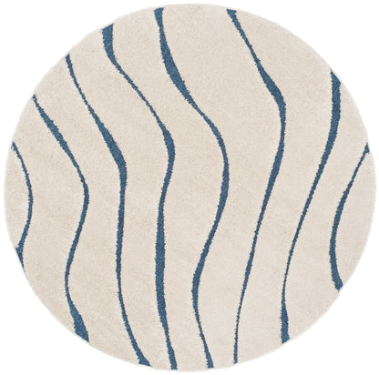 Safavieh Shag Sg472 Cream/Blue Area Rug