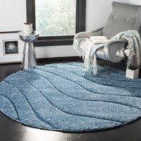 Safavieh Shag Sg472 Light Blue/Blue Area Rug