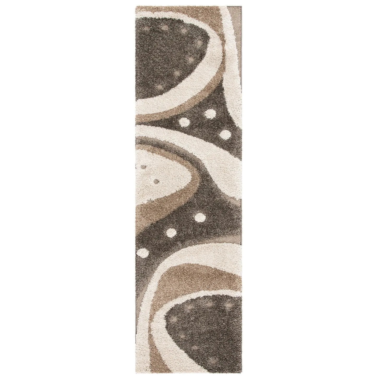 Safavieh Shag Sg473 Brown/Ivory Area Rug