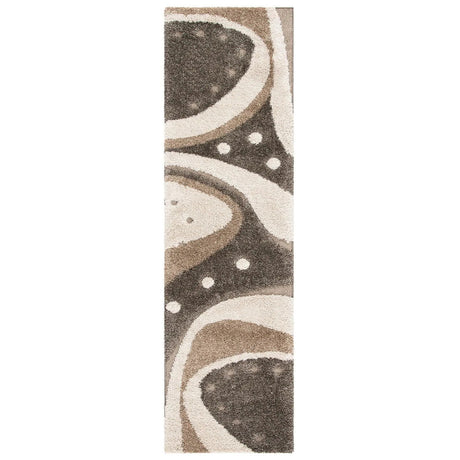 Safavieh Shag Sg473 Brown/Ivory Area Rug