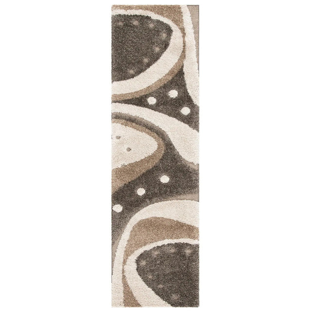 Safavieh Shag Sg473 Brown/Ivory Rugs.