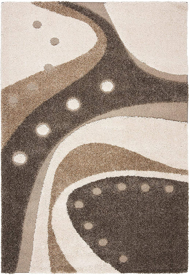 Safavieh Shag Sg473 Brown/Ivory Rugs.