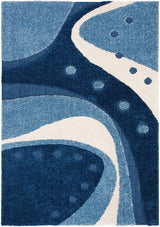 Safavieh Shag Sg473 Dark Blue/Ivory Rugs.