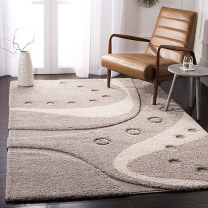 Safavieh Shag Sg473 Grey/Ivory Area Rug